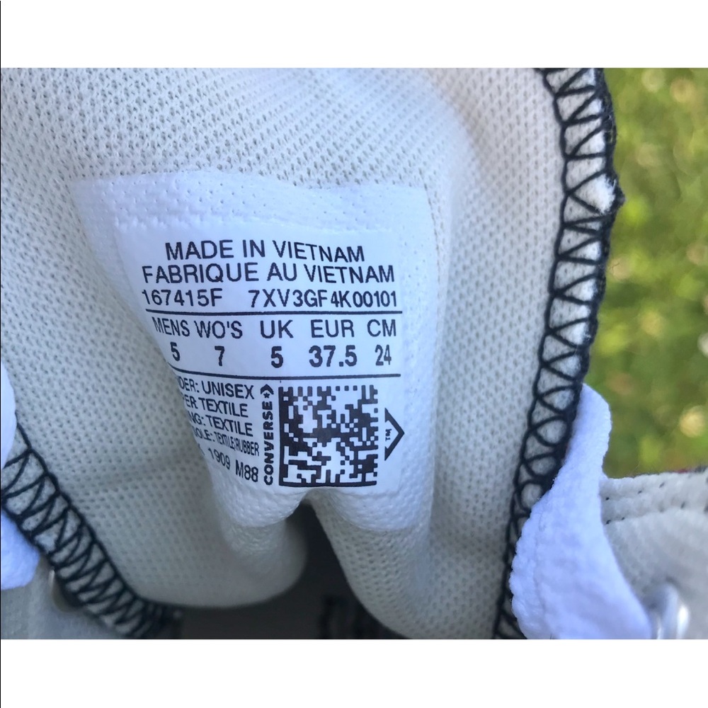Sale 5 Star NWT HTF Converse CT Peace Plaid Hi - Picture 13 of 13
